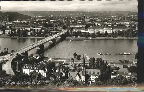 Koblenz Bruecke Schloss Kat. Koblenz