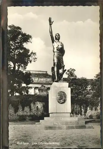 Koblenz Goerresdenkmal Kat. Koblenz