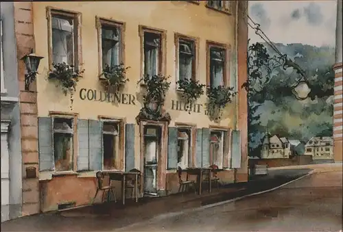 Heidelberg Hotel Goldener Hecht Kat. Heidelberg