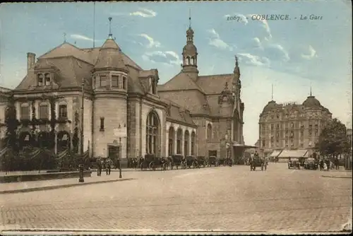 Koblenz la Gare Bahnhof *