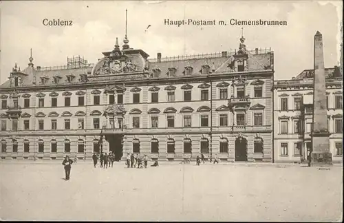 Koblenz Postamt Klemensbrunnen x