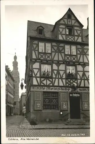 Koblenz Weinstube Hubertus x