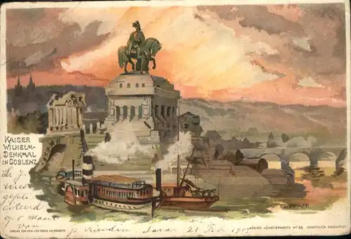 Koblenz Kaiser Wilhelm Denkmal x