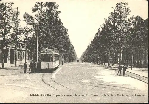 Lille Roubaix Strassenbahn x