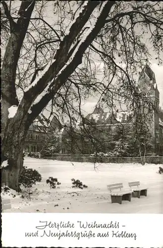 Koblenz Weihnachtskarte x