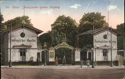 Koeln Zoologischer Garten Eingang *