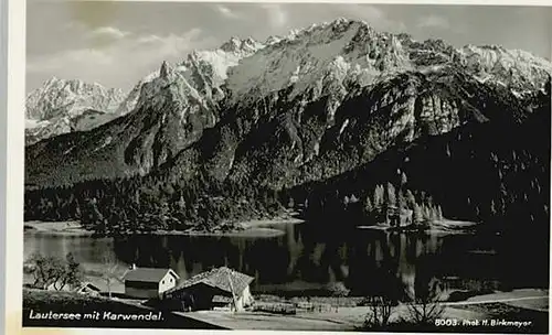 Mittenwald Lautersee o 1932