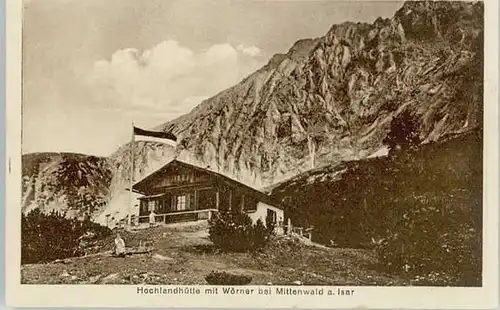 Mittenwald Bayern Mittenwald Woerner ungelaufen ca. 1920 / Mittenwald /Garmisch-Partenkirchen LKR