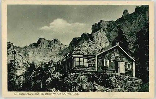 Mittenwald Bayern Mittenwald Karwendel ungelaufen ca. 1920 / Mittenwald /Garmisch-Partenkirchen LKR