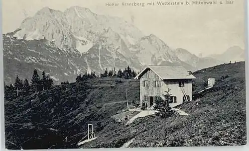 Mittenwald Kranzberg Wetterstein x 1907