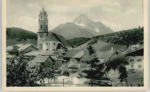 Mittenwald Bayern Mittenwald Wetterstein ungelaufen ca. 1920 / Mittenwald /Garmisch-Partenkirchen LKR