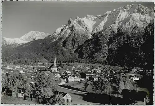 Mittenwald Bayern Mittenwald  ungelaufen ca. 1955 / Mittenwald /Garmisch-Partenkirchen LKR