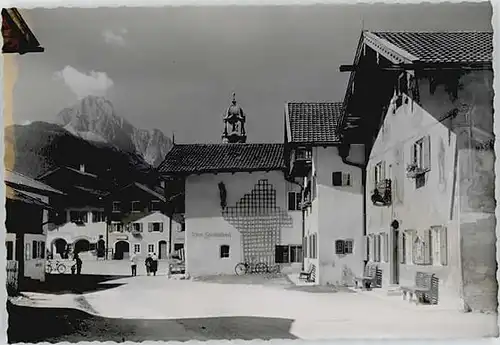 Mittenwald Bayern Mittenwald Wetterstein ungelaufen ca. 1955 / Mittenwald /Garmisch-Partenkirchen LKR