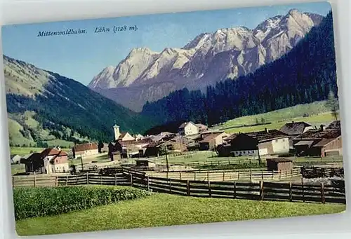 Mittenwald Bayern Mittenwald  ungelaufen ca. 1920 / Mittenwald /Garmisch-Partenkirchen LKR