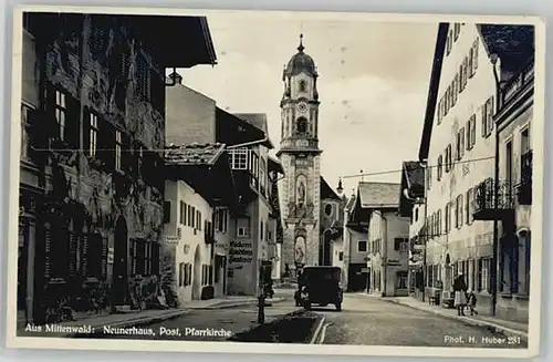 Mittenwald Neunerhaus Post  x 1933