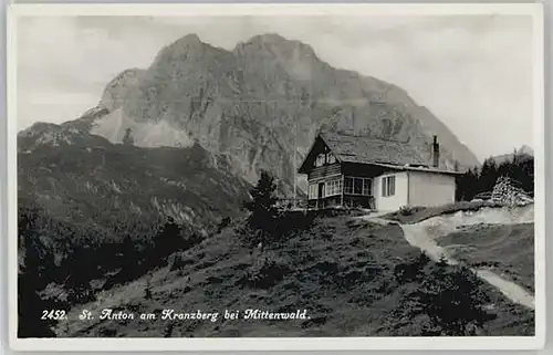 Mittenwald St. Anton Kranzberg o 1936