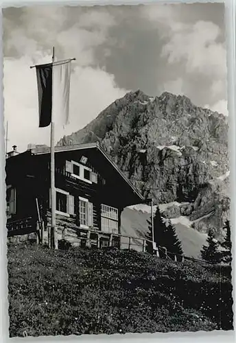 Mittenwald Bayern Mittenwald Hochlandhuette ungelaufen ca. 1955 / Mittenwald /Garmisch-Partenkirchen LKR