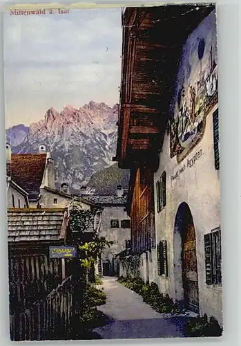 Mittenwald Bayern Mittenwald  ungelaufen ca. 1920 / Mittenwald /Garmisch-Partenkirchen LKR