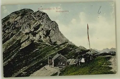 Mittenwald Bayern Mittenwald [Verlag] Reitherspitze ungelaufen ca. 1920 / Mittenwald /Garmisch-Partenkirchen LKR