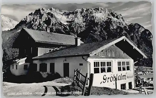 Mittenwald Groegl Alm x 1954