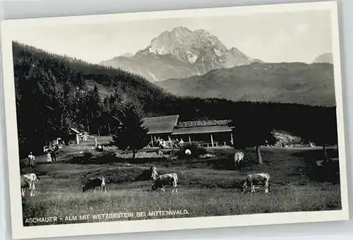 Mittenwald Wetterstein o 1934