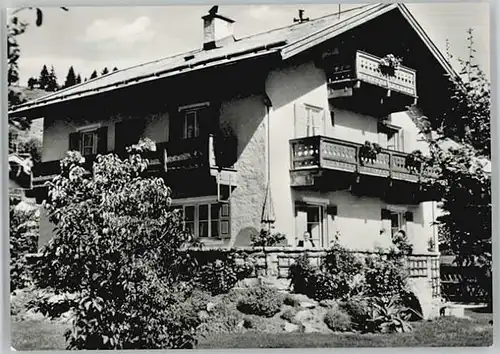 Mittenwald Bayern Mittenwald Gaestehaus Zitherklang ungelaufen ca. 1965 / Mittenwald /Garmisch-Partenkirchen LKR