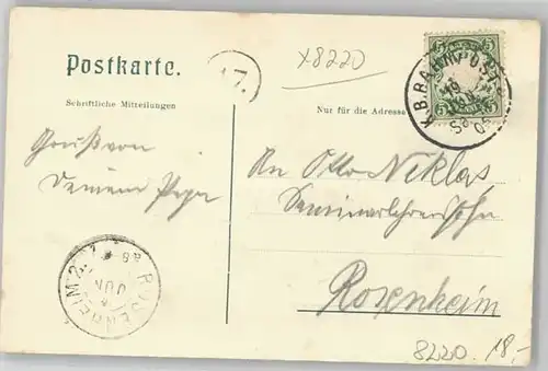 Traunstein  x 1906