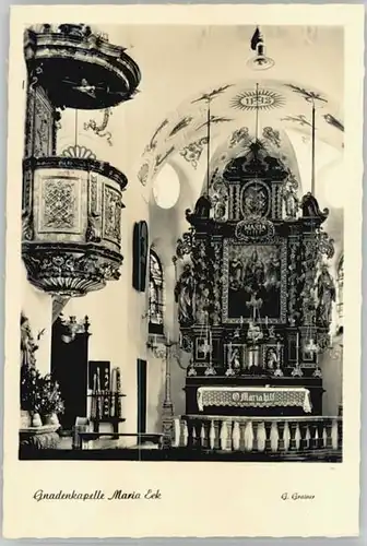 Traunstein Oberbayern Traunstein [Verlag G. Grainer] Gnadenkapelle Maria Eck ungelaufen ca. 1930 / Traunstein /Traunstein LKR