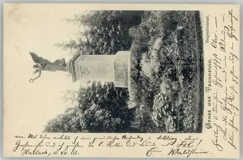 Traunstein Siegesdenkmal x 1903