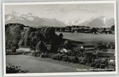 Traunstein Oberbayern Traunstein Wildbad Empfing ungelaufen ca. 1955 / Traunstein /Traunstein LKR