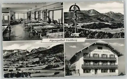 Traunstein Gasthof Hochberg o 1961