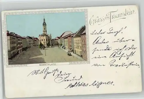 Traunstein Marktplatz x 1899