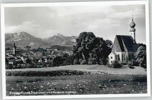 Traunstein Oberbayern Traunstein Ettendorfer Kirchlein ungelaufen ca. 1955 / Traunstein /Traunstein LKR