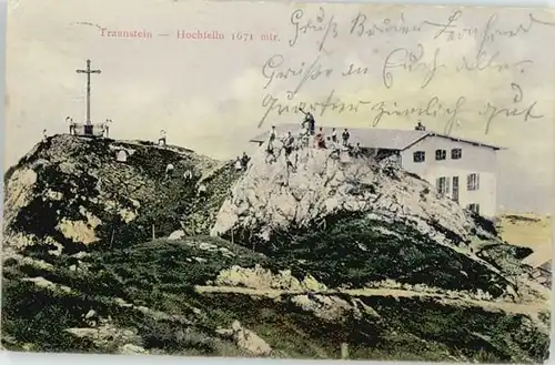 Traunstein Hochfelln Haus x 1905