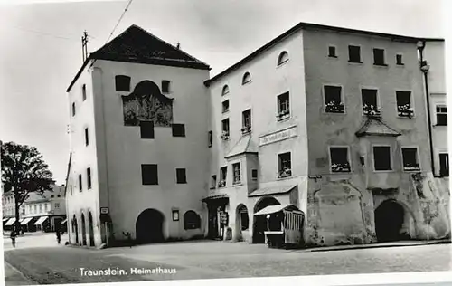 Traunstein Oberbayern Traunstein Heimathaus ungelaufen ca. 1955 / Traunstein /Traunstein LKR