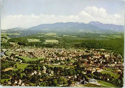 wd80086 Traunstein Oberbayern Traunstein Fliegeraufnahme x 1960 Kategorie. Traunstein Alte Ansichtskarten