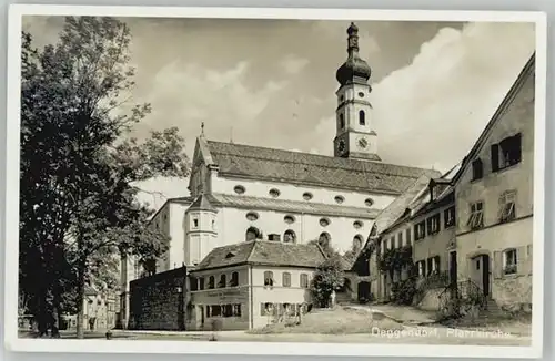 Deggendorf Donau Deggendorf Pfarrkirche x 1941 / Deggendorf /Deggendorf LKR