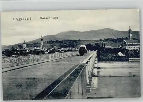 Deggendorf Donau Deggendorf Donaubruecke x 1910 / Deggendorf /Deggendorf LKR