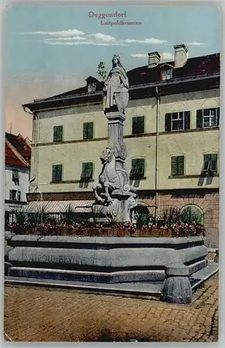 Deggendorf Donau Deggendorf Luitpoldbrunnen x 1925 / Deggendorf /Deggendorf LKR