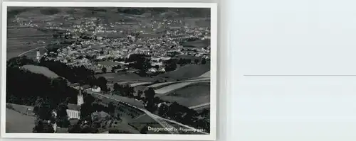 Deggendorf Donau Deggendorf Fliegeraufnahme ungelaufen ca. 1955 / Deggendorf /Deggendorf LKR