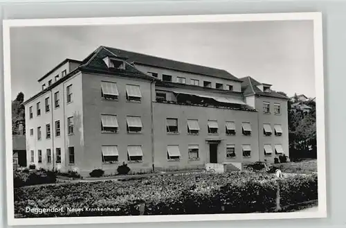 Deggendorf Donau Deggendorf Krankenhaus ungelaufen ca. 1955 / Deggendorf /Deggendorf LKR