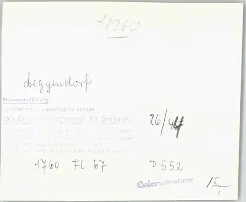 Deggendorf Donau Deggendorf Fliegeraufnahme o 1967 / Deggendorf /Deggendorf LKR