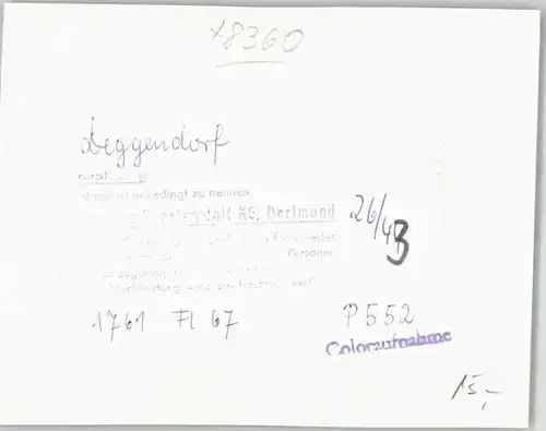 Deggendorf Donau Deggendorf Fliegeraufnahme o 1967 / Deggendorf /Deggendorf LKR
