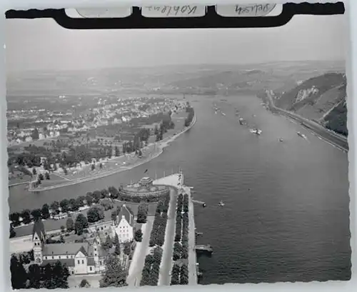 Koblenz Rhein Fliegeraufnahme *