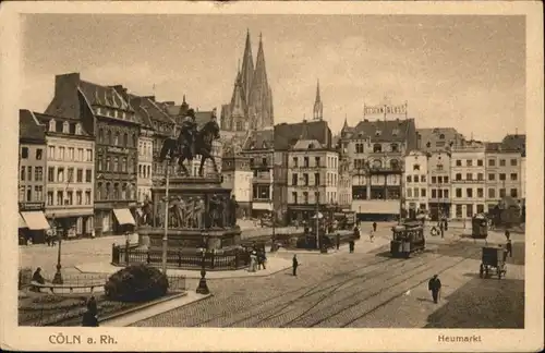 Koeln Rhein Heumarkt Strassenbahn  / Koeln /Koeln Stadtkreis