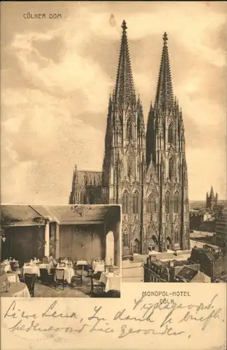 Koeln Rhein Dom Monopol Hotel  / Koeln /Koeln Stadtkreis