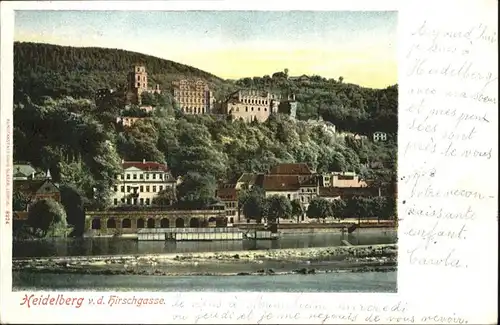 Heidelberg Neckar Hirschgasse / Heidelberg /Heidelberg Stadtkreis