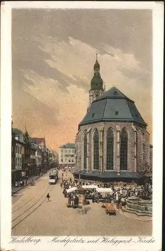 Heidelberg Neckar Marktplatz
Heiliggeist-Kirche / Heidelberg /Heidelberg Stadtkreis