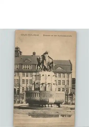 Koeln Rhein Muelheim
Brunnen
Kurfuestenstrasse / Koeln /Koeln Stadtkreis