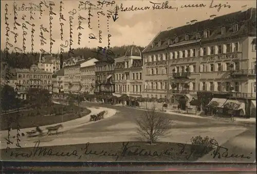 Marienbad Tschechien Boehmen Stefanstrasse Kutsche  / Marianske Lazne /